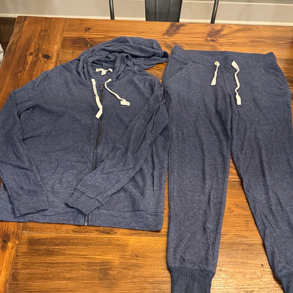Express Blue Hoodie and Jogger Set